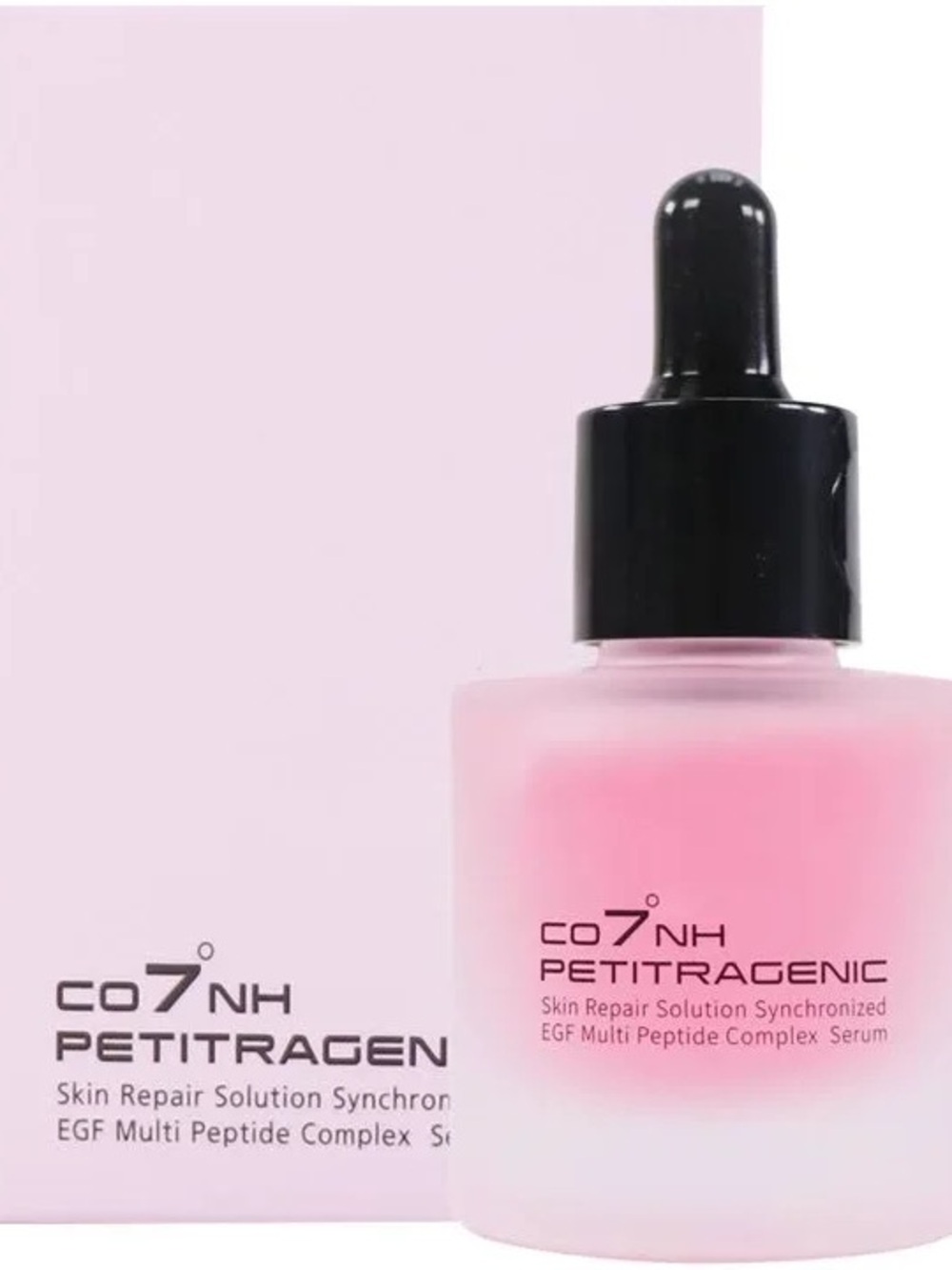 Co7NH Petitragen Pink Peptide Serum Bottle